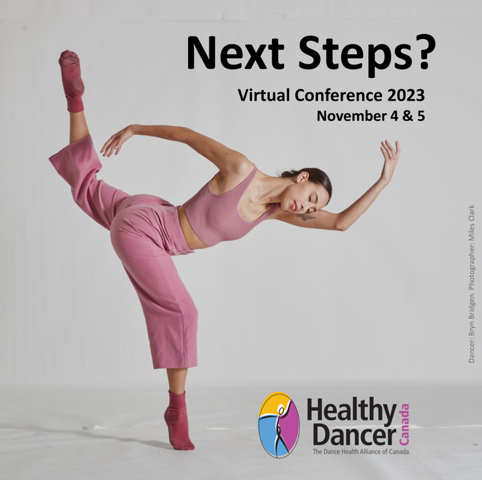 Access, Adapt, Advance. The 2021 conference poster with 3 dancers on a roof