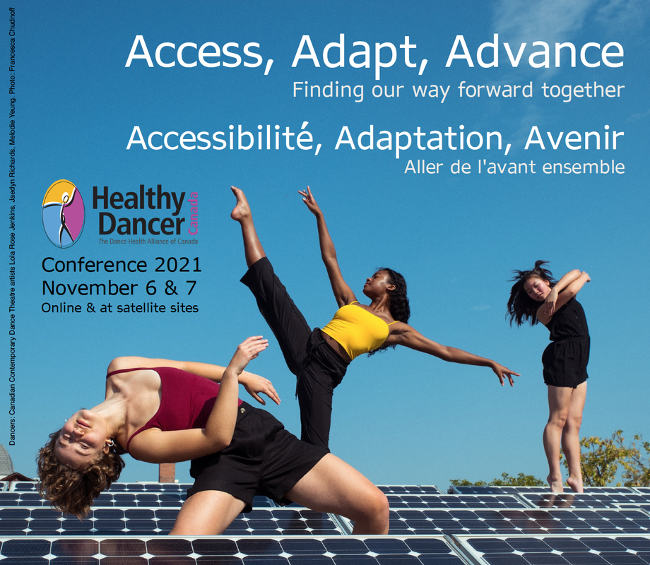 Conference 2021 Poster with 3 youth dancers on a roof-top